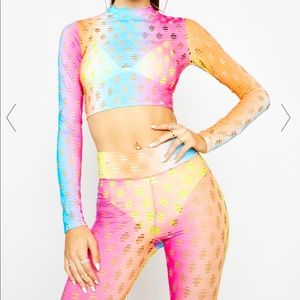 Dolls Kill Rainbow Ur On My Wishlist: Medium